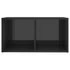 Kép 5/8 - 2 db magasfényű szürke szerelt fa TV-szekrény 72 x 35 x 36,5 cm