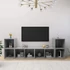 Kép 1/8 - 4 db betonszürke szerelt fa TV-szekrény 72 x 35 x 36,5 cm