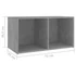 Kép 8/8 - 4 db betonszürke szerelt fa TV-szekrény 72 x 35 x 36,5 cm