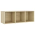 Kép 4/8 - 4 db sonoma tölgy színű szerelt fa TV-szekrény 107 x 35 x 37 cm