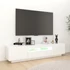 Kép 4/10 - Fehér TV-szekrény LED-lámpákkal 180 x 35 x 40 cm