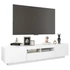 Kép 6/10 - Fehér TV-szekrény LED-lámpákkal 180 x 35 x 40 cm