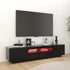 Kép 5/10 - Fekete TV-szekrény LED-lámpákkal 180 x 35 x 40 cm