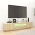 Kép 3/10 - Sonoma tölgy színű TV-szekrény LED-lámpákkal 180 x 35 x 40 cm