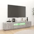 Kép 3/10 - Betonszürke TV-szekrény LED-lámpákkal 180 x 35 x 40 cm