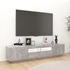 Kép 5/10 - Betonszürke TV-szekrény LED-lámpákkal 180 x 35 x 40 cm
