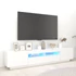 Kép 1/11 - Fehér TV-szekrény LED-lámpákkal 200 x 35 x 40 cm