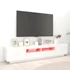 Kép 3/11 - Fehér TV-szekrény LED-lámpákkal 200 x 35 x 40 cm