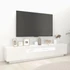 Kép 5/11 - Fehér TV-szekrény LED-lámpákkal 200 x 35 x 40 cm