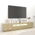Kép 3/11 - Sonoma tölgy színű TV-szekrény LED-lámpákkal 200 x 35 x 40 cm
