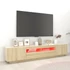 Kép 4/11 - Sonoma tölgy színű TV-szekrény LED-lámpákkal 200 x 35 x 40 cm