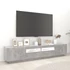 Kép 3/11 - Betonszürke TV-szekrény LED-lámpákkal 200 x 35 x 40 cm