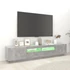 Kép 4/11 - Betonszürke TV-szekrény LED-lámpákkal 200 x 35 x 40 cm