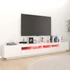 Kép 5/10 - Fehér TV-szekrény LED-lámpákkal 260 x 35 x 40 cm