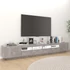 Kép 3/10 - Betonszürke TV-szekrény LED-lámpákkal 260 x 35 x 40 cm