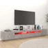 Kép 4/10 - Betonszürke TV-szekrény LED-lámpákkal 260 x 35 x 40 cm