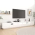 Kép 3/11 - Fehér TV-szekrény LED-lámpákkal 300 x 35 x 40 cm