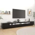 Kép 5/11 - Fekete TV-szekrény LED-lámpákkal 300 x 35 x 40 cm