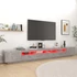 Kép 4/11 - Betonszürke TV-szekrény LED-lámpákkal 300 x 35 x 40 cm