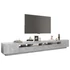 Kép 6/11 - Betonszürke TV-szekrény LED-lámpákkal 300 x 35 x 40 cm