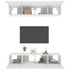 Kép 5/11 - 4 db fehér szerelt fa TV-szekrény 80 x 30 x 30 cm