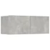 Kép 7/11 - 4 db betonszürke szerelt fa fali TV-szekrény 80 x 30 x 30 cm