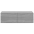 Kép 5/8 - 4 db szürke sonoma színű fali TV-szekrény 100 x 30 x 30 cm