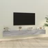 Kép 1/8 - 3 részes szürke sonoma színű szerelt fa TV-szekrényszett