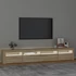 Kép 3/11 - Sonoma tölgy színű TV-szekrény LED-lámpákkal 240x35x40 cm
