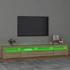 Kép 4/11 - Sonoma tölgy színű TV-szekrény LED-lámpákkal 240x35x40 cm