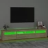 Kép 4/11 - Sonoma tölgy színű TV-szekrény LED-lámpákkal 210x35x40 cm