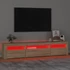 Kép 5/11 - Sonoma tölgy színű TV-szekrény LED-lámpákkal 195x35x40 cm