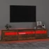 Kép 5/11 - Füstös tölgy színű TV-szekrény LED-világítással 195x35x40 cm