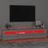 Kép 5/11 - Szürke sonoma színű TV-szekrény LED-lámpákkal 195x35x40 cm