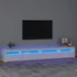 Kép 1/11 - Fehér TV-szekrény LED-lámpákkal 270x35x40 cm