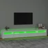 Kép 4/11 - Fehér TV-szekrény LED-lámpákkal 270x35x40 cm