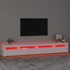 Kép 5/11 - Fehér TV-szekrény LED-lámpákkal 270x35x40 cm