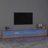 Kép 1/11 - Sonoma tölgy színű TV-szekrény LED-lámpákkal 270x35x40 cm