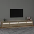 Kép 3/11 - Sonoma tölgy színű TV-szekrény LED-lámpákkal 270x35x40 cm