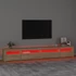 Kép 5/11 - Sonoma tölgy színű TV-szekrény LED-lámpákkal 270x35x40 cm