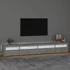 Kép 3/11 - Betonszürke TV-szekrény LED lámpákkal 270x35x40 cm