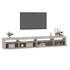 Kép 6/11 - Betonszürke TV-szekrény LED lámpákkal 270x35x40 cm