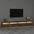 Kép 3/11 - Füstös tölgy színű TV-szekrény LED-világítással 270x35x40 cm