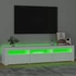 Kép 4/11 - Fehér TV-szekrény LED-lámpákkal 180x35x40 cm