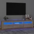 Kép 1/11 - Sonoma tölgy színű TV-szekrény LED-lámpákkal 180x35x40 cm