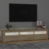Kép 3/11 - Sonoma tölgy színű TV-szekrény LED-lámpákkal 180x35x40 cm