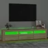 Kép 4/11 - Sonoma tölgy színű TV-szekrény LED-lámpákkal 180x35x40 cm