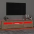 Kép 5/11 - Sonoma tölgy színű TV-szekrény LED-lámpákkal 180x35x40 cm