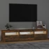 Kép 3/11 - Füstös tölgy színű TV-szekrény LED-világítással 180x35x40 cm