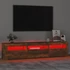 Kép 5/11 - Füstös tölgy színű TV-szekrény LED-világítással 180x35x40 cm